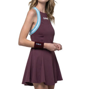 VESTIDO SIUX APEX 26 MUJER BURDEOS