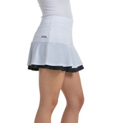 BULLPADEL FALDA TEJAS BLANCO
