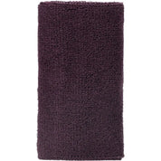 WRIST BAND PAIR LONG DARK AUBERGINE