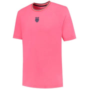 MAGLIA KSWISS HYPERCOURT TEE MELANGE 3-PINK