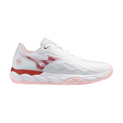 MIZUNO WAVE ENFORCE COURT CC WOMEN WHITE PINK