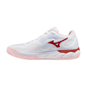 MIZUNO WAVE ENFORCE COURT CC WOMEN WHITE PINK
