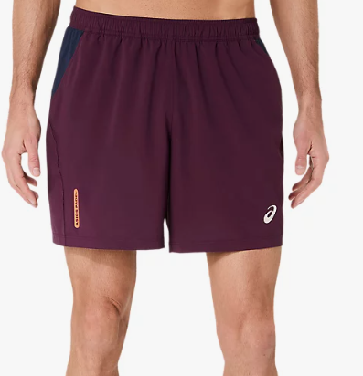 PANTALONCINO ASICS PADEL COURT SHORT MEN DARK AUBERGINE