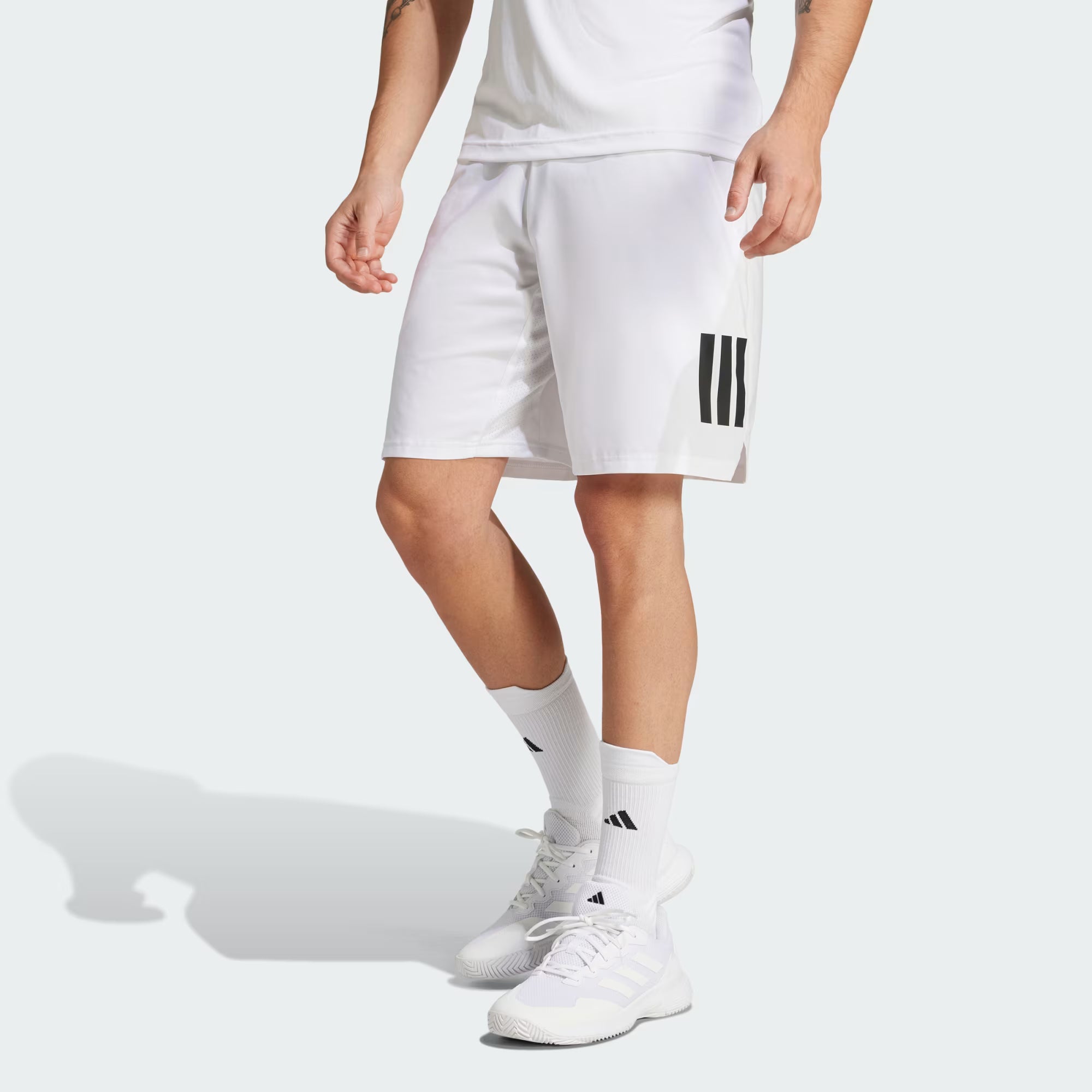 FW25/SS25 CLUB 3STR SHORT_WHITE