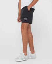 PANTALONCINO ARMANI NERO LOGO BIANCO