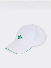 CAPPELLINO ADIDAS BIANCO LOGO VERDE
