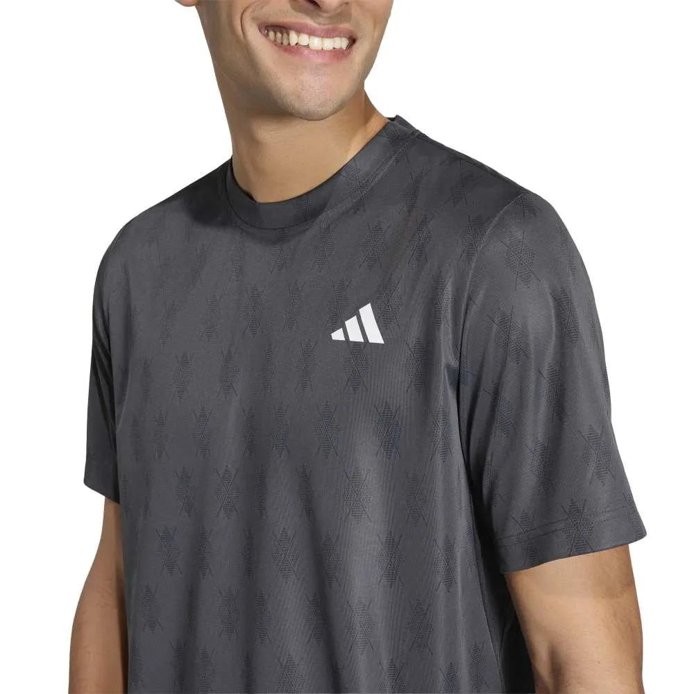 MAGLIA ADIDAS  CLUB GRAPH TEE_CARBON/BLACK