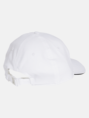 CAPPELLINO ADIDAS BIANCO LOGO NERO