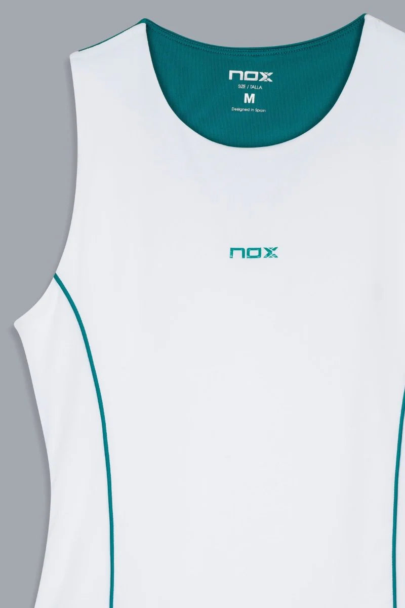 CAMISETA MUJER PRO WHITE/IVY GREEN