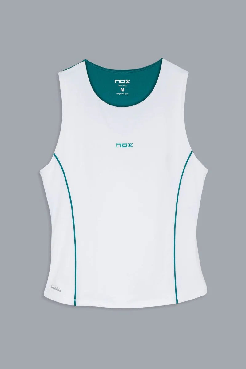 CAMISETA MUJER PRO WHITE/IVY GREEN
