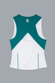 CAMISETA MUJER PRO WHITE/IVY GREEN