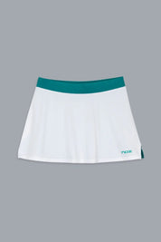 FALDA MUJER PRO WHITE/IVY GREEN