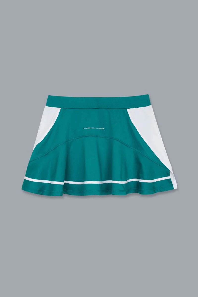 FALDA MUJER PRO WHITE/IVY GREEN
