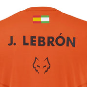 Crew Neck Tee Réplica Lebron Men / Red Orange