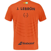 Crew Neck Tee Réplica Lebron Men / Red Orange