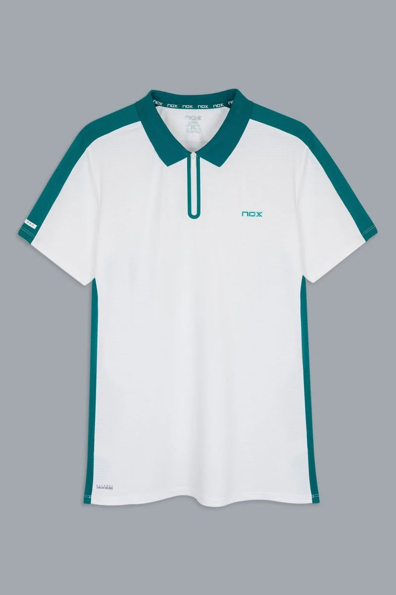 POLO HOMBRE PRO WHITE/IVY GREEN