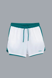 SHORT HOMBRE PRO WHITE/IVY GREEN