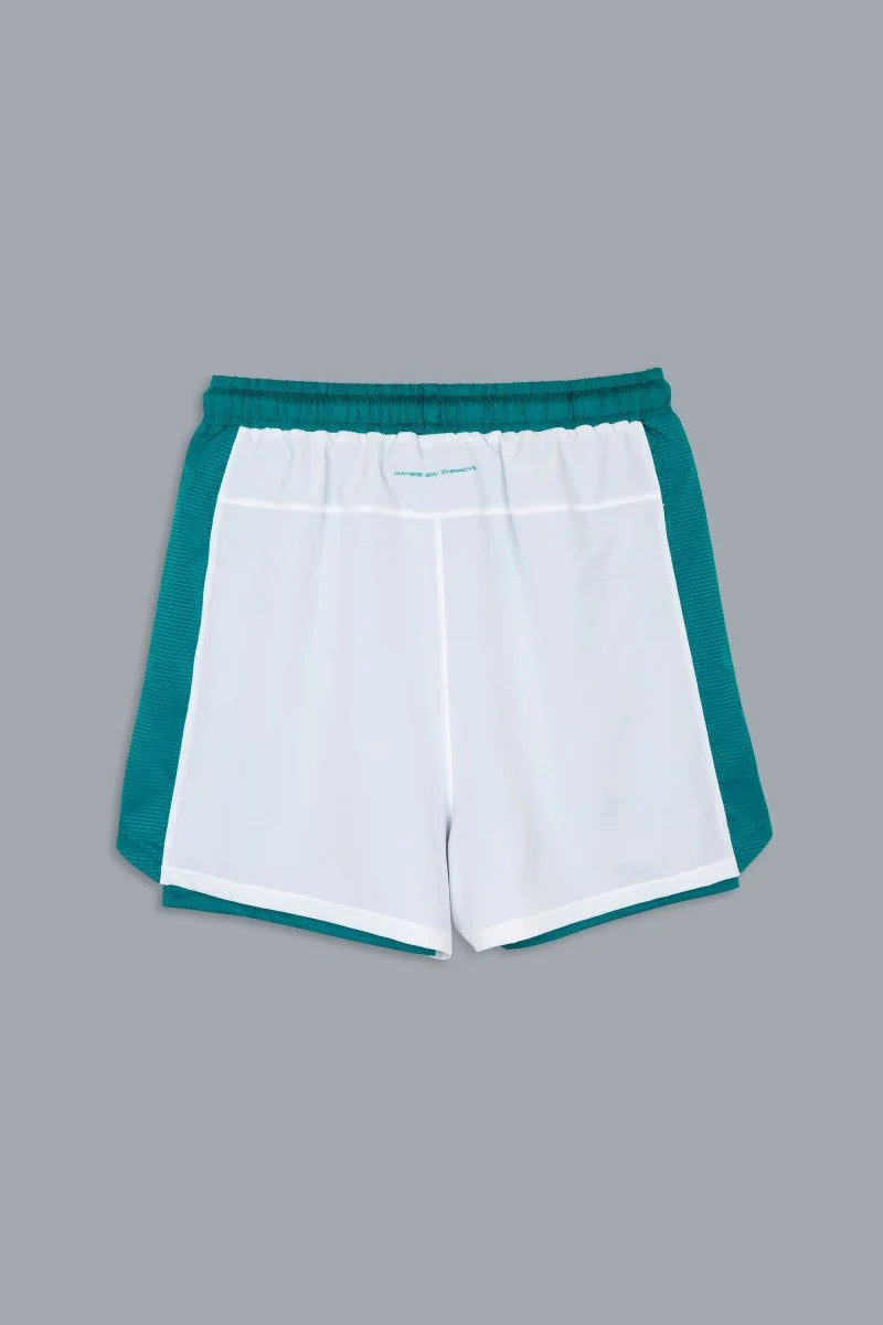 SHORT HOMBRE PRO WHITE/IVY GREEN