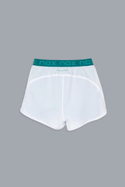 SHORT MUJER PRO WHITE/IVY GREEN